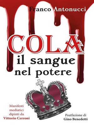 cover image of Cola. Il sangue nel potere